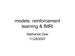 models: reinforcement learning & fMRI
