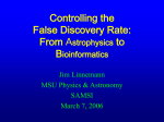 New Tools for Functional Neuroimaging: False Discovery