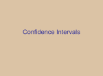 Descriptive Intervals