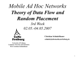 Lecture Mobile Ad Hoc Networks - uni