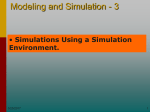 Discrete Event Simulation