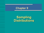 Sampling Distributions - California State University