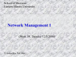 Network Management 1 - Eastern Illinois University
