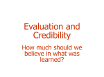 DM10: Evaluation and Credibility