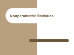 Nonparametric Statistics