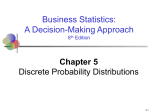 Business Statistics: A Decision