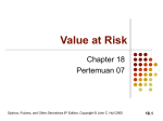 Value at Risk - Binus Repository