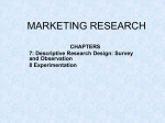 MARKETING RESEARCH