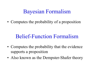 Belief-Function Formalism