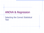 ANOVA & Regression