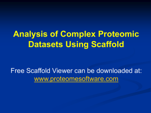 Statistical Analysis Using Scaffold - Proteome Software