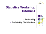 TUTORIAL 4 - Probability Distributions