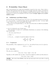 0 Probability Cheat Sheet