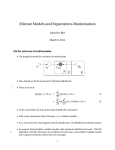 Mixture Models and Expectation-Maximization π θ x