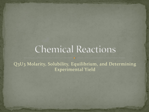 Chemical Reactions Q3U3
