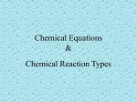 Chemical Equations