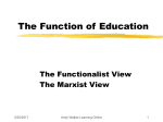 The Function of Education