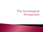 The Sociological Perspective