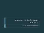 Introduction to Sociology SOC-101