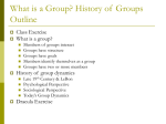 History of Group Dynamics