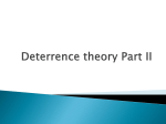 Deterrence theory Part II - Washington State University