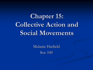 Chapter 15: Collective Action and Social Movements