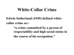 White Collar Crime ohps File