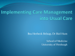Implementing Care Management Functions