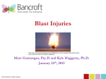 to the Blast Injury Presentation