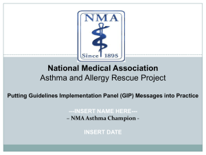 Putting Guidelines Implementation Panel (GIP) Messages