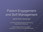 Patient Engagement and Self-Management