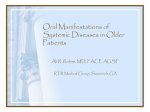 Oral Manifestations of Systemic Diseases