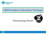 RT Pandemic Education Pharmacology Oct 2009