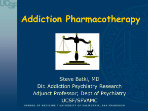 Addiction Pharmacotherapy