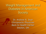 Weight Management and Diabetes in American Society