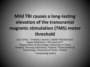 Mild TBI causes a long-lasting elevation of the