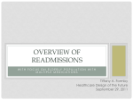 Overview of Readmissions - Georgia Institute of Technology