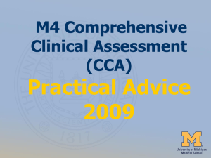 USMLE Step2 CS - University of Michigan Health System