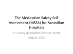 Medication Safety Self Assessment (MSSA) for Australian
