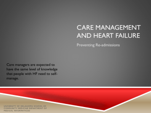 Care management and Heart Failure