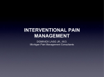 INTERVENTIONAL PAIN MANAGEMENT