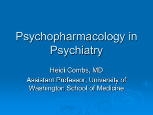 Psychopharmacology in Psychiatry