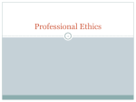 Professional Ethics