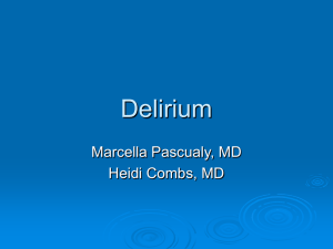 delirium