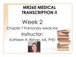 MR290 Medical Transcription Externship and Evaluation