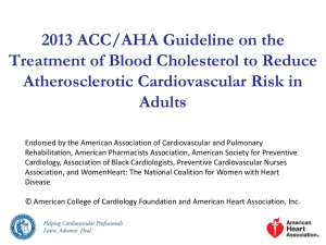 2013 Slide Set - American College of Cardiology