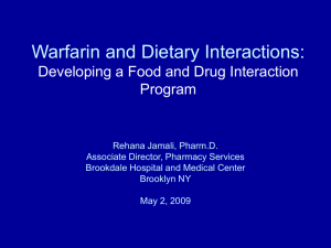 Food and Drug Interaction Program