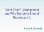 “Cold Chain” and Why it Matters Putting the Whole Package/Process