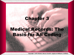 Chapter 3 Medical Record as a Source Document, Basic Coding