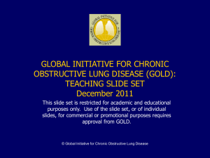 2 - the Global initiative for chronic Obstructive Lung Disease